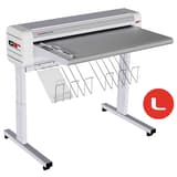 Plieuse de plans électrique A0 Powersinus Evo L CHATEL REPROGRAPHIE — Plieuse de plans électrique A0 Chatel Powersinus Evo L sur pieds réglables avec bac de réception avant