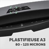 Bandeau de commande de la plastifieuse à pochettes Fellowes Calibre A3