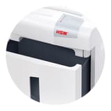 Destructeur de documents coupe croisée P-4 shredstar X24 HSM - Corbeille de 30 litres sortie du destructeur de documents HSM shredstar X24