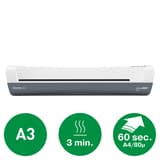 La plastifieuse à pochettes Leitz iLAM Home A3 : format A3, 3 minutes de chauffe, une feuille A4 en 60 secondes
