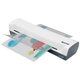 La plastifieuse à pochettes Leitz iLAM Home A3, un dessin en sortie de plastification