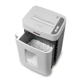 Destructeur coupe croisée P4 avec insertion papier automatique ShredMATIC 150 4 x 12 mm DAHLE — Destructeur Dahle ShredMATIC 150, bac de réception amovible de 24 L ouvert