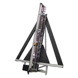 Coupeuse verticale électrique Sword EL 310 NEOLT — Coupeuse verticale électrique de panneaux NEOLT Sword EL 310, vue d'ensemble sur son socle