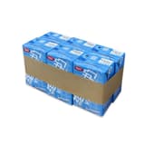 Banderoleuse de table à écran tactile WK04-30 SUNPACK - Lot de briques de boisson regroupées par une bande kraft, banderoleuse SUNPACK WK04-30