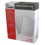 Couvertures thermiques blanches A4 Couvertures thermiques dos 4 mm RECOSYSTEMS - Boîte de couvertures thermiques RECOsystems A4