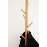 Portemanteau sur pied, 8 patères MIKADO UNILUX - Portemanteau sur pied UNILUX MIKADO, patères avec une veste, détail