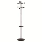 Portemanteau sur pied, 8 patères ACCUEIL gris métal UNILUX - Portemanteau sur pied UNILUX ACCUEIL gris métal, vue d'ensemble