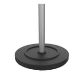 Portemanteau sur pied, 8 patères ACCUEIL gris métal UNILUX - Portemanteau sur pied UNILUX ACCUEIL gris métal, socle lesté, détail