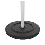 Portemanteau sur pied, 8 patères ACCUEIL blanc UNILUX - Portemanteau sur pied UNILUX ACCUEIL blanc, socle lesté, détail