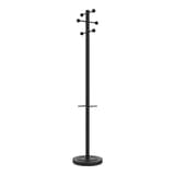 Portemanteau sur pied, 6 patères ACCESS noir UNILUX - Portemanteau sur pied UNILUX ACCESS noir, vue d'ensemble