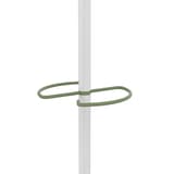 Portemanteau sur pied, 6 patères CALIFORNIA blanc et vert UNILUX - Portemanteau sur pied UNILUX CALIFORNIA blanc et vert, porte-parapluie, détail