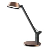 Lampe de bureau LED, port USB Glow HANSA - Lampe de bureau Hansa Glow cuivre, vue d'ensemble