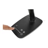 Lampe de bureau LED, température réglable TWISTLED UNILUX - Lampe de bureau UNILUX TWISTLED noir, touches tactiles sur la base, détail