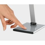 Lampe de bureau LED, variateur 4 niveaux Slim HANSA - Lampe de bureau Hansa Slim, touche du variateur sur le pied