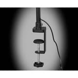 Lampe de bureau LED à pince, double tête Nova HANSA - Lampe de bureau Hansa Nova, pince de table
