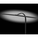 Lampe de bureau LED à pince, double tête Nova HANSA - Lampe de bureau Hansa Nova, double tête dépliée