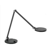Lampe de bureau LED, bras double EVEREST UNILUX - Lampe de bureau LED UNILUX EVEREST noir, bras double déplié