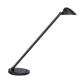 Lampe de bureau LED, port USB JACK UNILUX - Lampe de bureau LED UNILUX JACK noir, vue d'ensemble
