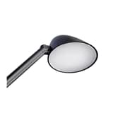Lampe de bureau LED, port USB JACK UNILUX - Lampe de bureau LED UNILUX JACK noir, tête elliptique, détail