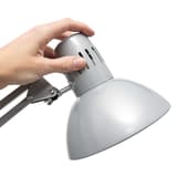 Lampe de bureau à pince, sans ampoule study argent MAUL - Lampe de bureau à pince MAULstudy argent, détail