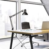 Lampe de bureau à pince, ampoule LED fournie study LED noir MAUL - Lampe de bureau à pince MAULstudy LED noir, en situation