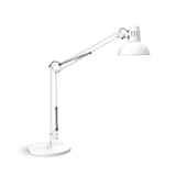 Lampe de bureau sur pied, ampoule LED fournie study LED sur pied blanc MAUL - Lampe de bureau sur pied MAULstudy LED blanc, vue d'ensemble