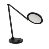 Lampe de bureau LED, IRC 94 OMEGA UNILUX - Lampe de bureau LED UNILUX OMEGA noir, tête ronde orientable