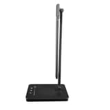 Lampe de bureau LED, 2 ports USB NOVY UNILUX - Lampe de bureau LED UNILUX NOVY noir, repliée
