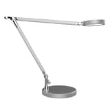 Lampe de bureau LED, bras double SENZA 2 UNILUX - Lampe de bureau LED UNILUX SENZA 2 argent, vue d'ensemble