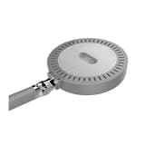 Lampe de bureau LED, bras double SENZA 2 UNILUX - Lampe de bureau LED UNILUX SENZA 2 argent, tête orientable, détail