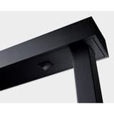 Lampadaire LED de bureau, 3 970 lumens Beryll noir HANSA - Lampadaire Hansa Beryll noir, interrupteur sur la tête