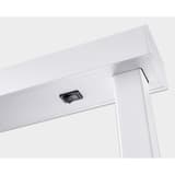 Lampadaire LED de bureau, 3 970 lumens Beryll blanc HANSA - Lampadaire Hansa Beryll blanc, interrupteur sur la tête