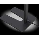 Lampadaire LED de bureau, 2 têtes Larimar noir HANSA - Lampadaire Hansa Larimar noir, pied