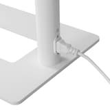 Lampadaire LED de bureau, 10 400 lumens Capella blanc HANSA - Lampadaire Hansa Capella blanc, pied et branchement du câble