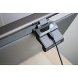 Lampe d'écran LED pour visioconférence VISIOLIGHT UNILUX - Lampe d'écran LED pour visioconférence UNILUX VISIOLIGHT gris, clip sur l'écran, détail