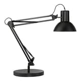 Lampe architecte sans ampoule, socle et pince SUCCESS 66 UNILUX - Lampe architecte UNILUX SUCCESS 66 noir, vue d'ensemble