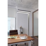 Lampadaire LED à pince, direct et indirect javal à pince argent MAUL - Lampadaire LED à pince MAULjaval argent, en situation