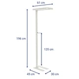 Lampadaire LED, détecteur de présence juvis sensor blanc MAUL - Lampadaire LED MAULjuvis sensor blanc, dimensions