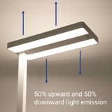 Lampadaire LED, détecteur de présence juvis sensor blanc MAUL - Lampadaire LED MAULjuvis sensor blanc, dimensions