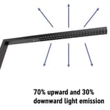 Lampadaire LED, température réglable sirius noir MAUL - Lampadaire LED MAULsirius noir, dimensions