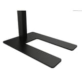 Lampadaire LED, détecteur de présence ATLAS UNILUX - Lampadaire LED UNILUX ATLAS noir, socle en U, détail