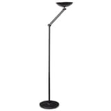Lampadaire LED à éclairage indirect, mât articulé FIRST LED articulé UNILUX - Lampadaire LED à éclairage indirect UNILUX FIRST LED articulé noir, vue d'ensemble