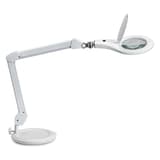 Lampe loupe LED sur pied, 3 dioptries makro sur pied blanc MAUL - Lampe loupe LED sur pied MAULmakro blanc, détail