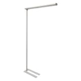 Lampadaire LED, direct et indirect jet argent MAUL - Lampadaire LED MAULjet argent, vue d'ensemble