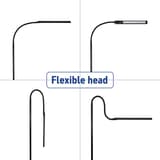 Lampadaire de lecture LED, 126 cm pirro lampadaire noir MAUL - Lampadaire de lecture LED MAULpirro noir, dimensions