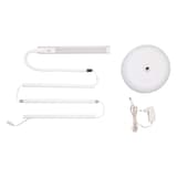 Lampadaire de lecture LED, 126 cm pirro lampadaire blanc MAUL - Lampadaire de lecture LED MAULpirro blanc, détail