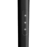 Lampadaire LED, 60 % direct et 40 % indirect OPUS UNILUX - Lampadaire LED UNILUX OPUS noir, panneau tactile sur le mât, détail