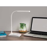 Lampe de bureau LED, température réglable pearly colour vario blanc MAUL - Lampe LED MAULpearly colour vario blanc, en situation