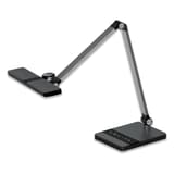 Lampe de bureau LED, double bras Nimbus noir HANSA - Lampe de bureau Hansa Nimbus noir, vue d'ensemble
