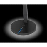 Lampe de bureau LED, double bras Cascade noir HANSA - Lampe de bureau Hansa Cascade noir, pied et touche tactile